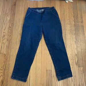 Elastic Waist Denim